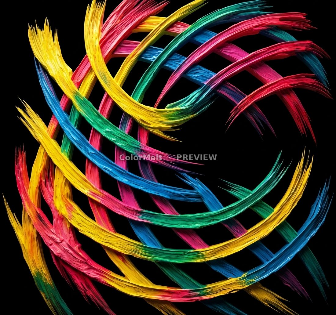 Chromatic Ribbons — watermarked preview